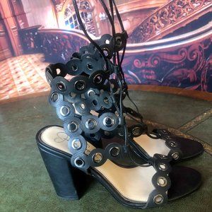 Black Strappy Sandals Jessica Simpson